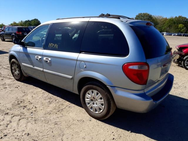 1A4GP45R36B572728 - 2006 CHRYSLER TOWN & COU ლურჯი ფოტო 3