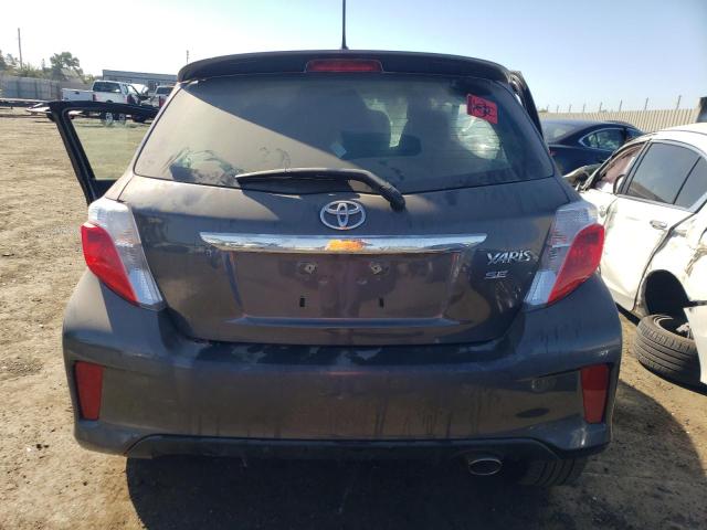 JTDKTUD38CD531052 - 2012 TOYOTA YARIS GRAY photo 6