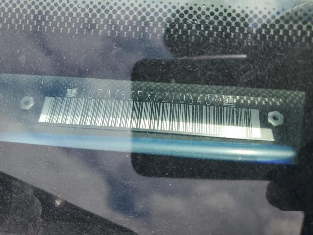 1G8AJ55FX6Z103436 - 2006 SATURN ION LEVEL 2 BLACK photo 12