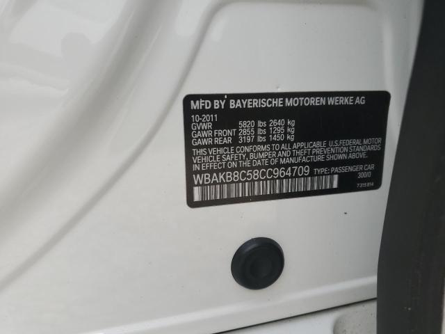 WBAKB8C58CC964709 - 2012 BMW ALPINA B7 LI WHITE photo 12