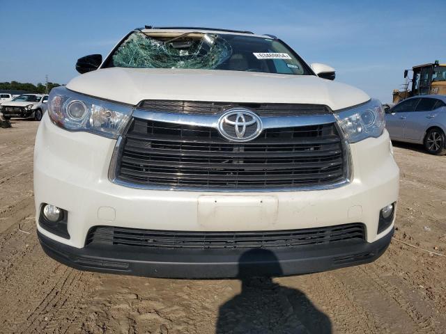5TDKKRFH7GS504475 - 2016 TOYOTA HIGHLANDER XLE WHITE photo 5