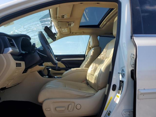5TDKKRFH7GS504475 - 2016 TOYOTA HIGHLANDER XLE WHITE photo 7