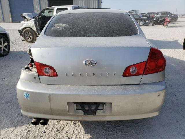 JNKCV51E75M222569 - 2005 INFINITI G35 SILVER photo 6