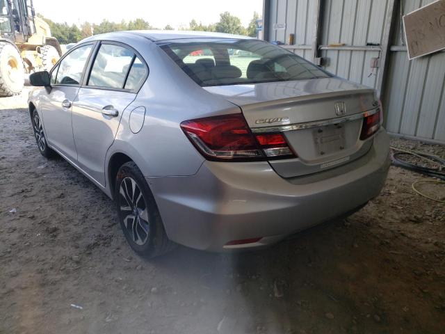 2HGFB2F80FH551791 - 2015 HONDA CIVIC EX SILVER photo 3