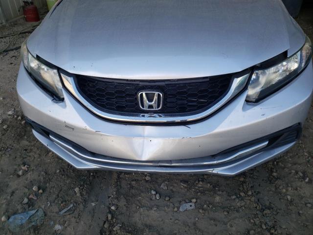 2HGFB2F80FH551791 - 2015 HONDA CIVIC EX SILVER photo 9