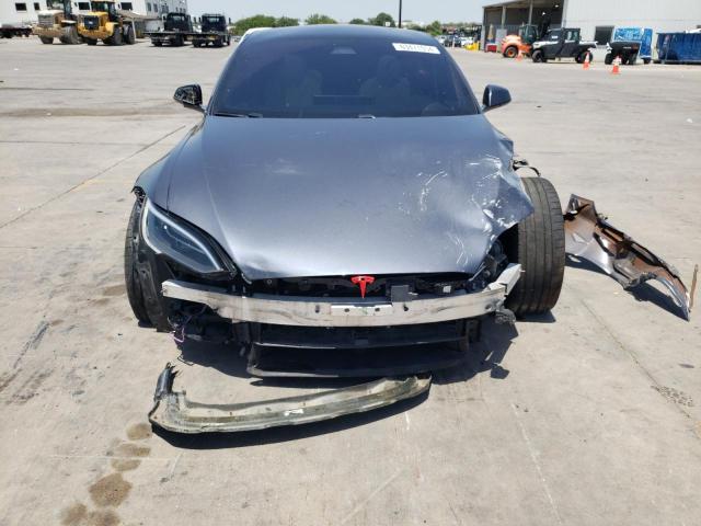 5YJSA1E62NF474145 - 2022 TESLA MODEL S 灰色 照片 5