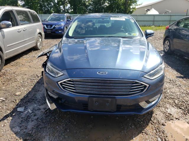 3FA6P0D92JR124325 - 2018 FORD FUSION TITANIUM/PLATINUM BLUE photo 5