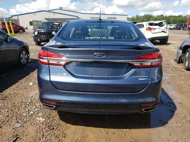 3FA6P0D92JR124325 - 2018 FORD FUSION TITANIUM/PLATINUM BLUE photo 6