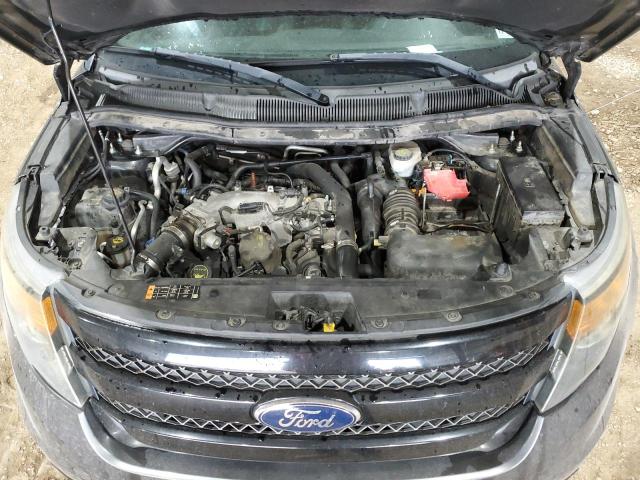 1FM5K8GT9FGB71341 - 2015 FORD EXPLORER SPORT CHARCOAL photo 12