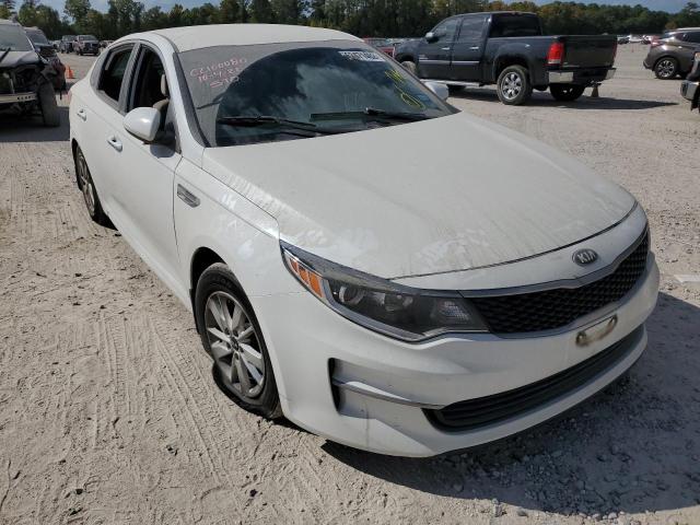 5XXGT4L35GG062263 - 2016 KIA OPTIMA LX WHITE photo 1