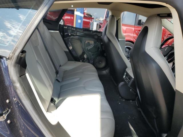 5YJSA1H16EFP32862 - 2014 TESLA MODEL S ლურჯი ფოტო 10