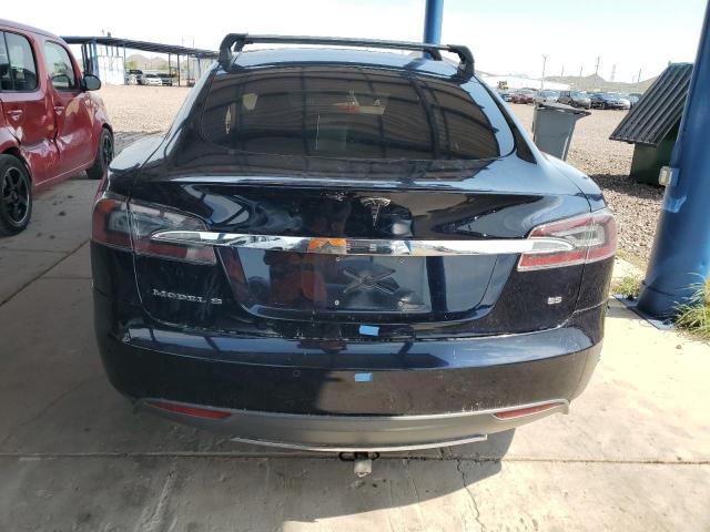 5YJSA1H16EFP32862 - 2014 TESLA MODEL S ლურჯი ფოტო 6