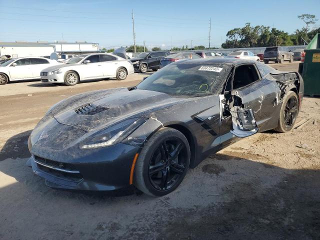 1G1YD2D79H5116377 - 2017 CHEVROLET CORVETTE STINGRAY 2LT GRAY photo 1