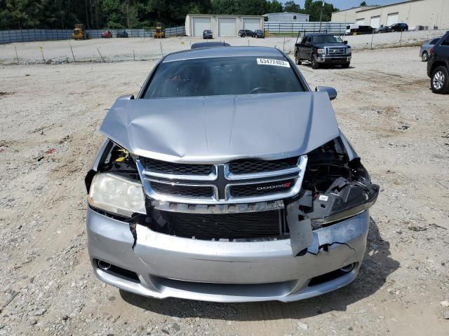 1C3CDZCB1DN690955 - 2013 DODGE AVENGER SXT SILVER photo 5