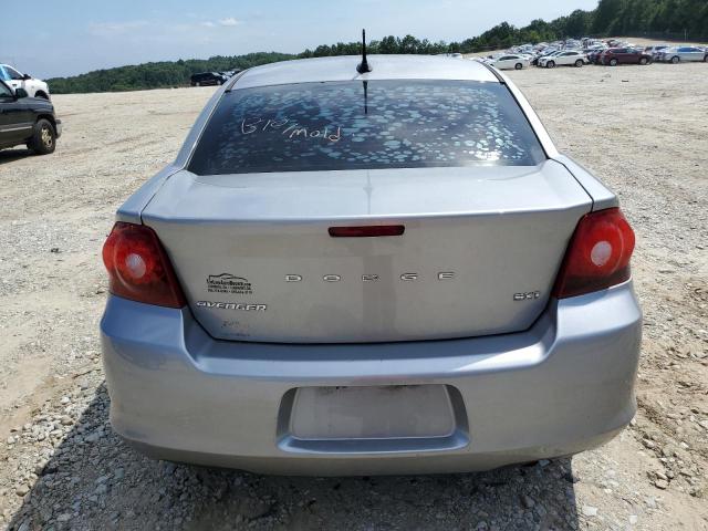 1C3CDZCB1DN690955 - 2013 DODGE AVENGER SXT SILVER photo 6