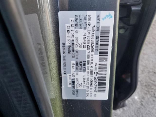 JM3KFACM4K0681429 - 2019 MAZDA CX-5 TOURING Մոխրագույն լուսանկար 12