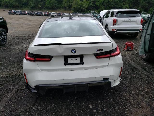 WBS33AY03NFM36952 - 2022 BMW M3 COMPETITION WHITE photo 6