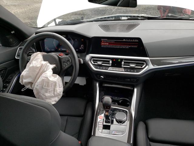 WBS33AY03NFM36952 - 2022 BMW M3 COMPETITION WHITE photo 8