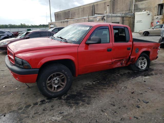 1D7HG38N53S114932 - 2003 DODGE DAKOTA QUAD SPORT RED photo 1