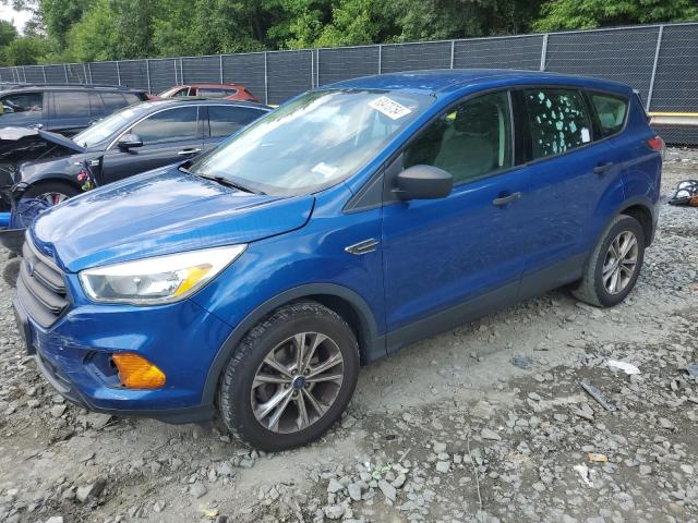 1FMCU0F77HUA75686 - 2017 FORD ESCAPE S BLUE photo 1