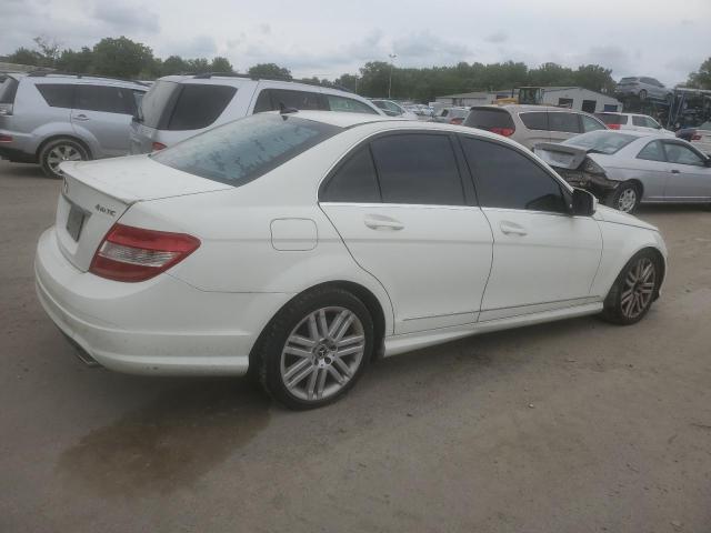 WDDGF81X79R054515 - 2009 MERCEDES-BENZ C 300 4MATIC WHITE photo 3