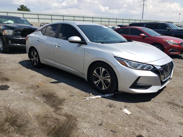 3N1AB8CV9LY241427 - 2020 NISSAN SENTRA SV SILVER photo 4