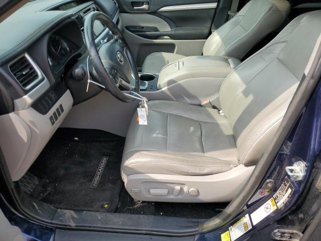 5TDJKRFH9FS111569 - 2015 TOYOTA HIGHLANDER XLE Կապույտ լուսանկար 7