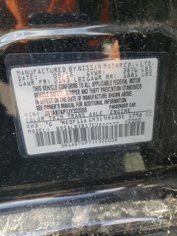 3N1AB7AP7JY320008 - 2018 NISSAN SENTRA S 黑色 照片 12