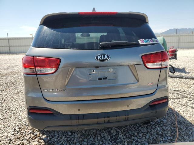 5XYPGDA32HG283193 - 2017 KIA SORENTO LX GRAY photo 6