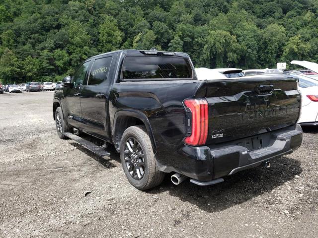 5TFNA5DBXPX072644 - 2023 TOYOTA TUNDRA CREWMAX PLATINUM Schwarz Foto 2