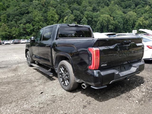 5TFNA5DBXPX072644 - 2023 TOYOTA TUNDRA CREWMAX PLATINUM BLACK photo 2