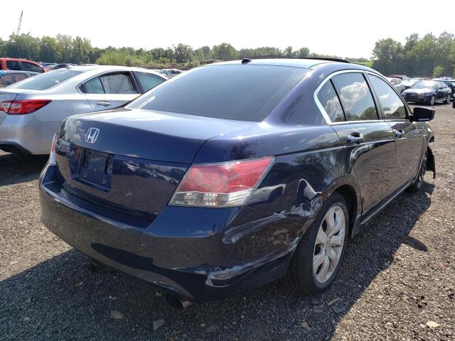 1HGCP25858A156299 - 2008 HONDA ACCORD EXL BLUE photo 3