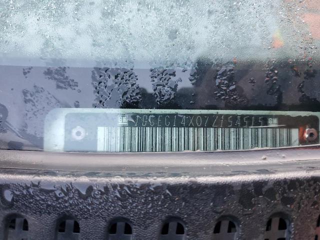 1GCEC14X07Z154515 - 2007 CHEVROLET SILVERADO C1500 CLASSIC Ağ foto 12