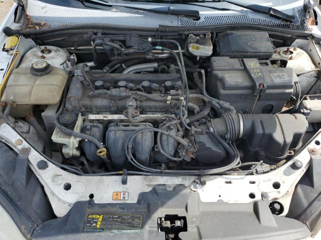 1FAHP34N87W304812 - 2007 FORD FOCUS ZX4 WHITE photo 11