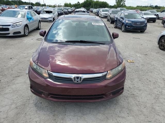 19XFB2F87CE065775 - 2012 HONDA CIVIC EX MAROON photo 5