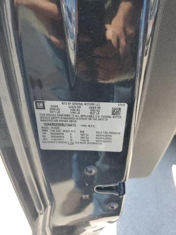 1GNKRGED8BJ134410 - 2011 CHEVROLET TRAVERSE LT BLACK photo 13