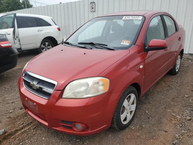 KL1TD56697B125644 - 2007 CHEVROLET AVEO BASE RED photo 1