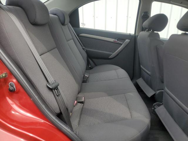 KL1TD56697B125644 - 2007 CHEVROLET AVEO BASE RED photo 10