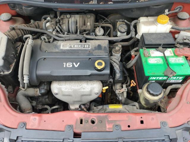KL1TD56697B125644 - 2007 CHEVROLET AVEO BASE RED photo 11