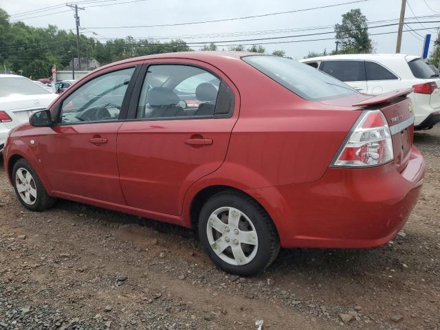 KL1TD56697B125644 - 2007 CHEVROLET AVEO BASE RED photo 2