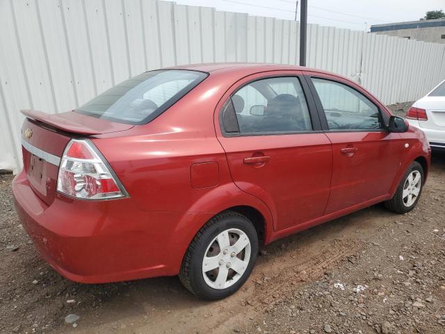 KL1TD56697B125644 - 2007 CHEVROLET AVEO BASE RED photo 3
