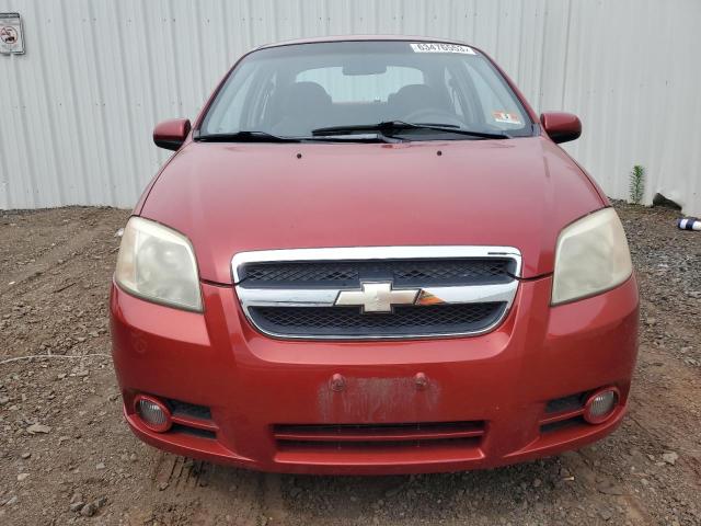 KL1TD56697B125644 - 2007 CHEVROLET AVEO BASE RED photo 5