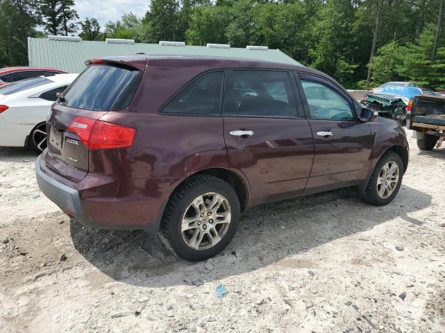 2HNYD28639H532583 - 2009 ACURA MDX TECHNOLOGY Burdeos foto 3
