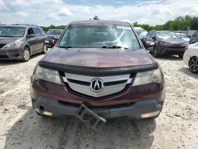 2HNYD28639H532583 - 2009 ACURA MDX TECHNOLOGY Burdeos foto 5