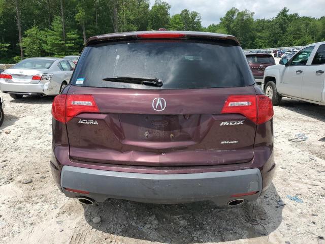 2HNYD28639H532583 - 2009 ACURA MDX TECHNOLOGY Burdeos foto 6