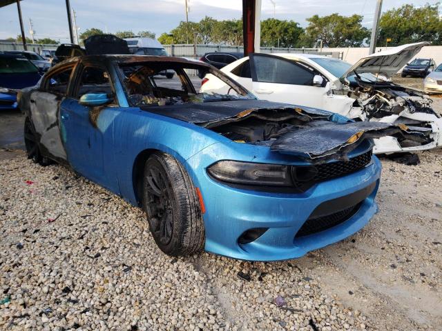 2C3CDXGJ4JH329729 - 2018 DODGE CHARGER R/T 392 BLUE photo 1