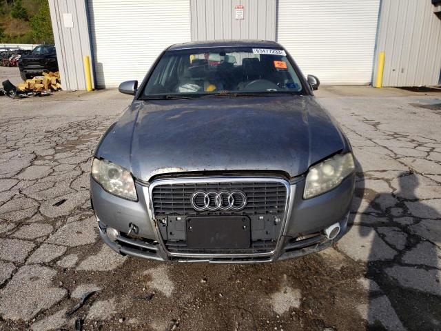 WAUDF68E75A454599 - 2005 AUDI A4 2.0T QUATTRO GRAY photo 5