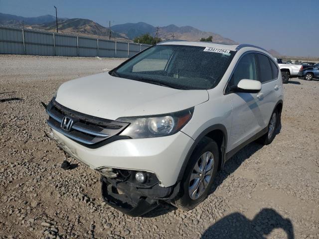 5J6RM4H75CL040818 - 2012 HONDA CR-V EXL WHITE photo 1