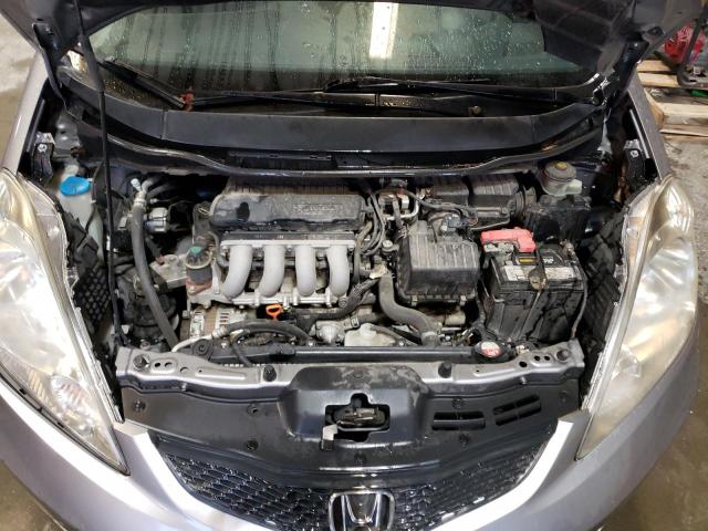 JHMGE88479S017867 - 2009 HONDA FIT SPORT SILVER photo 11