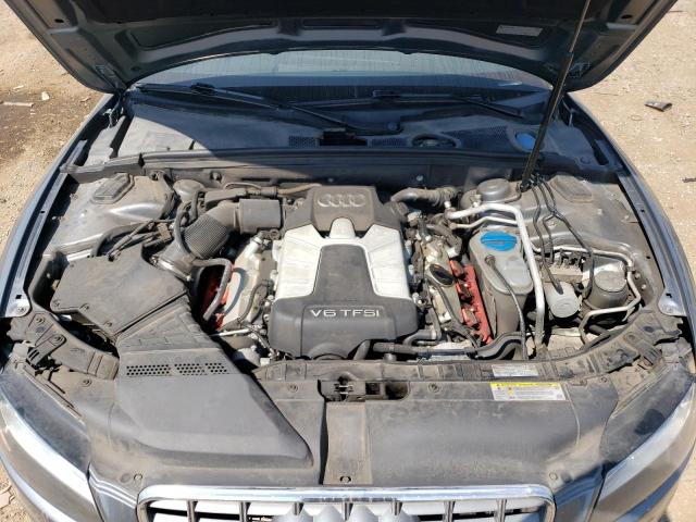 WAUVGAFH9CN005707 - 2012 AUDI S5 PRESTIGE GRAY photo 11
